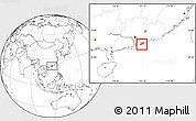 Blank Location Map of Islands, within the entire country