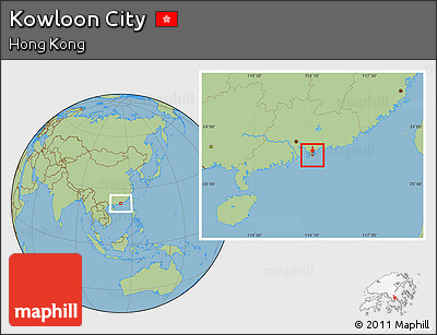 Savanna Style Location Map of Kowloon City