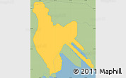 Savanna Style Simple Map of Kowloon City