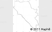 Blank Simple Map of Kwun Tong, cropped outside