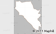 Gray Simple Map of Kwun Tong, cropped outside