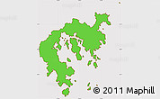 Political Simple Map of Sai Kung, cropped outside