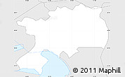 Silver Style Simple Map of Sham Shui Po