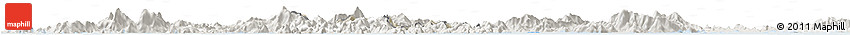 Shaded Relief Horizon Map of Tai Po, lighten Shaded Relief Horizon Map of Tai Po, lighten