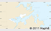 Classic Style Simple Map of Tai Po, single color outside