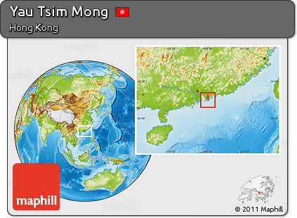 Physical Location Map of Yau Tsim Mong
