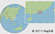 Savanna Style Location Map of Yau Tsim Mong