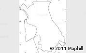 Blank Simple Map of Yau Tsim Mong