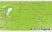 Physical 3D Map of Györ-Moson-Sopron