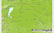 Physical Map of Györ-Moson-Sopron