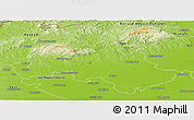 Physical Panoramic Map of Heves