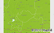 Physical Map of Hódmezovásárhely