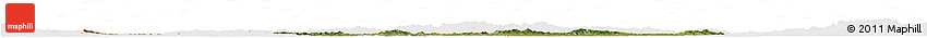 Satellite Horizon Map of Hungary, cropped outside