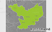 Physical 3D Map of Jász-Nagykun-Szolnok, desaturated