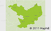 Physical 3D Map of Jász-Nagykun-Szolnok, lighten