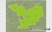 Physical 3D Map of Jász-Nagykun-Szolnok, semi-desaturated