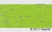 Physical Panoramic Map of Jász-Nagykun-Szolnok