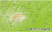 Physical 3D Map of Miskolc