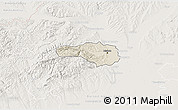 Shaded Relief 3D Map of Miskolc, lighten