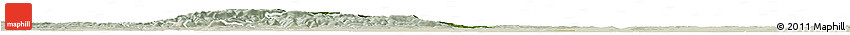 Satellite Horizon Map of Miskolc, lighten