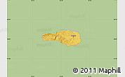 Savanna Style Map of Miskolc, single color outside