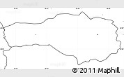 Blank Simple Map of Miskolc, no labels