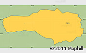 Savanna Style Simple Map of Miskolc, cropped outside