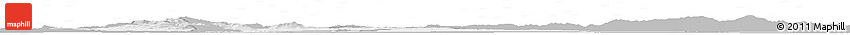 Gray Horizon Map of Pest, single color outside