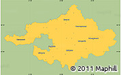 Savanna Style Simple Map of Szalbolcs-Szatmár-Bereg, single color outside