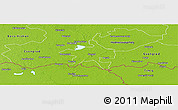 Physical Panoramic Map of Szeged