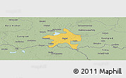 Savanna Style Panoramic Map of Szeged