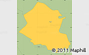 Savanna Style Simple Map of Szolnok