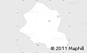 Silver Style Simple Map of Szolnok