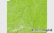 Physical 3D Map of Tolna