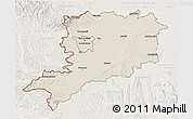 Shaded Relief 3D Map of Vas, lighten