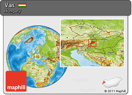 Physical Location Map of Vas