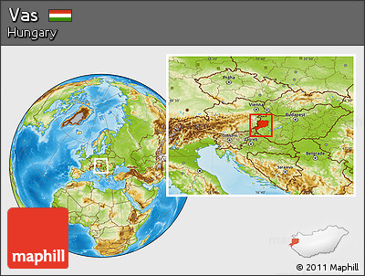 Physical Location Map of Vas