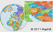 Political Location Map of Vas