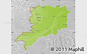 Physical Map of Vas, lighten, desaturated