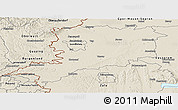 Shaded Relief Panoramic Map of Vas