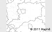 Blank Simple Map of Vas, no labels