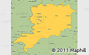 Savanna Style Simple Map of Vas