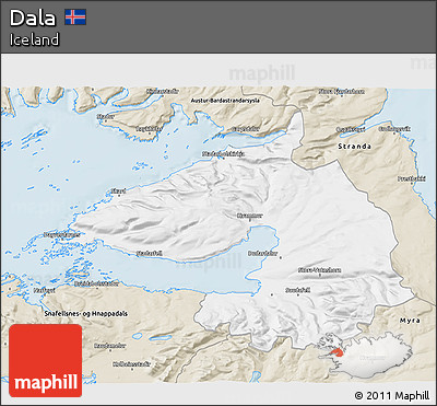Classic Style 3D Map of Dala
