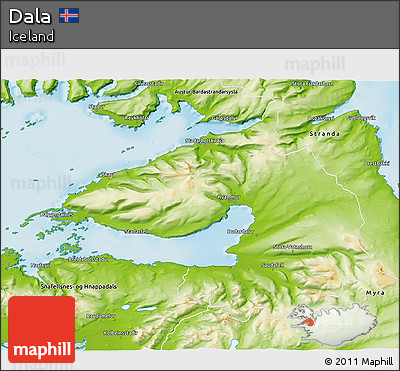 Physical 3D Map of Dala