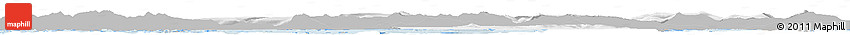 Gray Horizon Map of Dala, single color outside