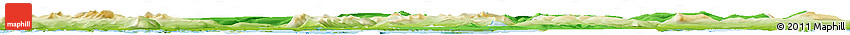 Political Horizon Map of Dala, physical outside