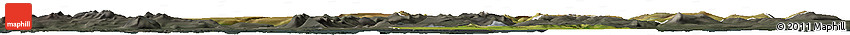 Satellite Horizon Map of Dala, darken, semi-desaturated