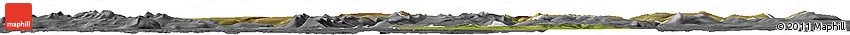 Satellite Horizon Map of Dala, desaturated