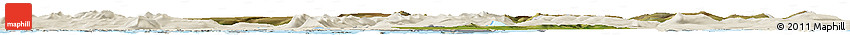 Satellite Horizon Map of Dala, shaded relief outside