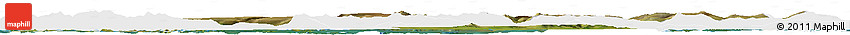 Satellite Horizon Map of Dala, single color outside
